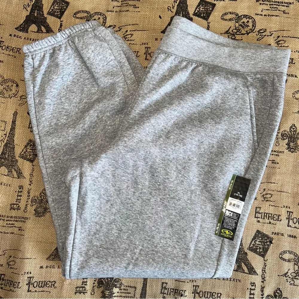 Athletic Works Women'S Grey Fleece Sweatpants Size Xl (16-18) - Picture 3 of 17